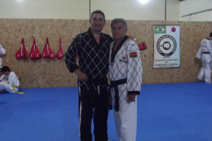 Meu Mestre e Amigo Claudio Ribeiro da Silva Faixa Preta 7º Dan
